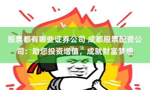 股票都有哪些证券公司 成都股票配资公司:助您投资增值,成就财富梦想